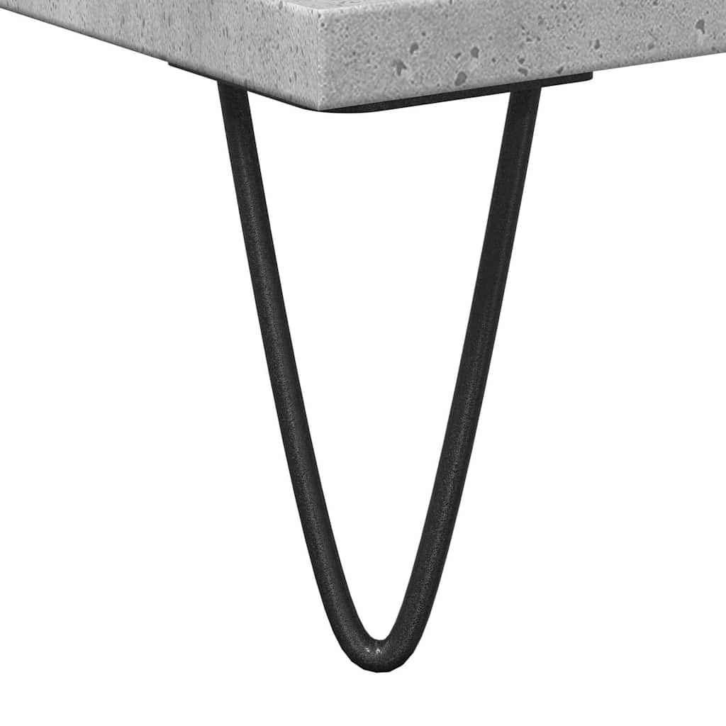 vidaXL Ντουλάπι Μπάνιου Γκρι Σκυροδέματος 65x33x60 εκ. Επεξ. Ξύλο