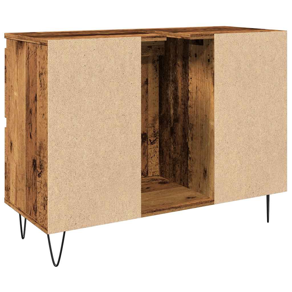 vidaXL Ντουλάπι Μπάνιου Παλαιό Ξύλο 80x33x60εκ. από Επεξεργασμένο Ξύλο