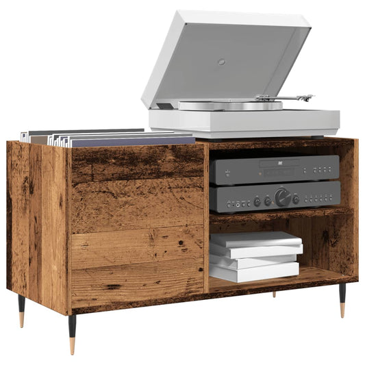 vidaXL Δισκοθήκη Παλιό Ξύλο 84,5 x 38 x 48 εκ. από Επεξεργασμένο Ξύλο