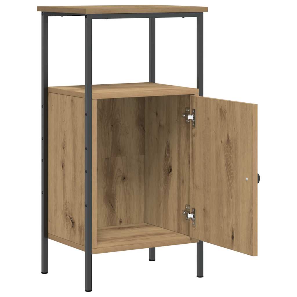 vidaXL Κομοδίνα 2 τεμάχια Artisan Oak 41x31x80 cm Κατασκευασμένο ξύλο