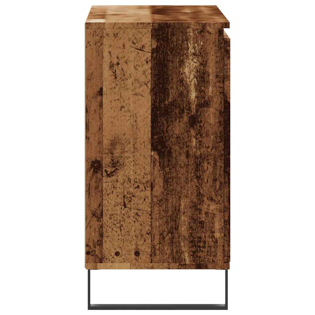 vidaXL Μπουφές Παλιό ξύλο 101,5 x 35 x 70 εκ. από Επεξεργασμένο Ξύλο