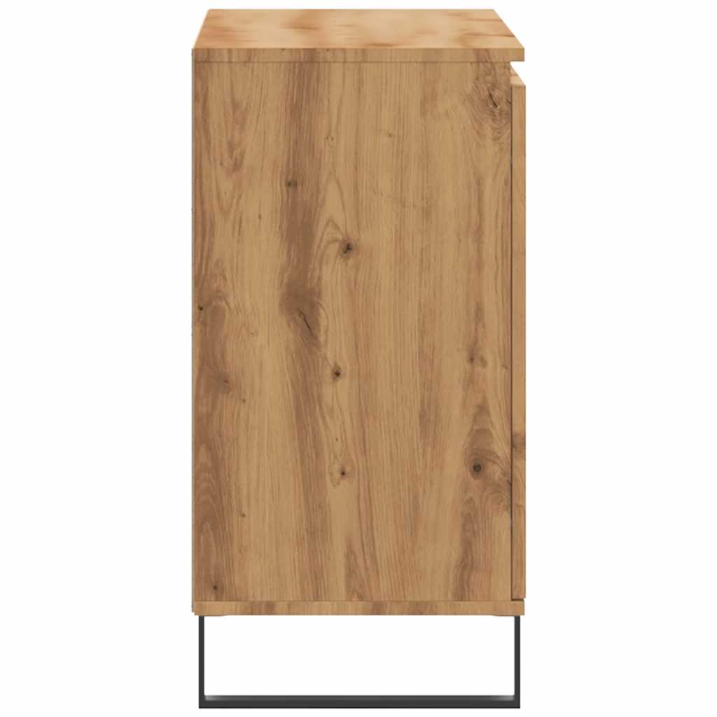 vidaXL Μπουφές Δρυς τεχνίτης 101,5 x 35 x 70 εκ. από Επεξεργασμένο Ξύλο