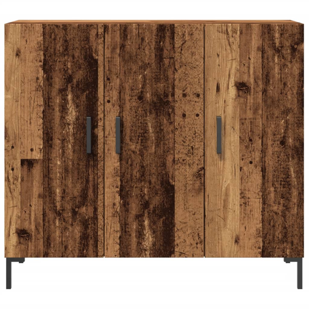vidaXL Ντουλάπι Παλαιό Ξύλο 90 x 34 x 80 εκ. από Επεξεργασμένο Ξύλο