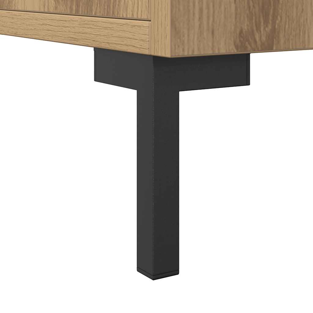 vidaXL Ντουλάπι Αρτισιανή Δρυς 90 x 34 x 80 εκ. από Επεξεργασμένο Ξύλο