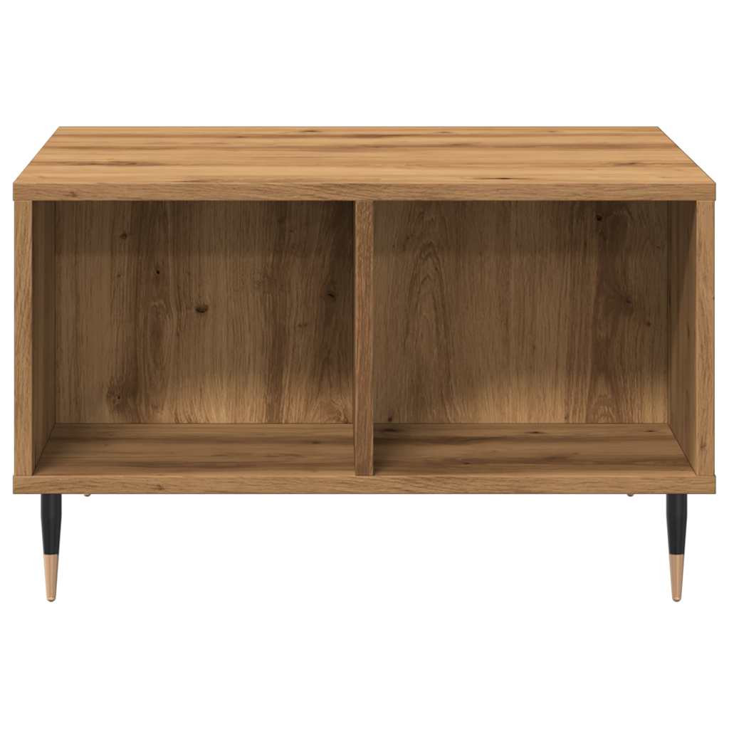 vidaXL Τραπεζάκι σαλονιού Artisan Oak 60x50x36,5cm Κατασκευασμένο ξύλο