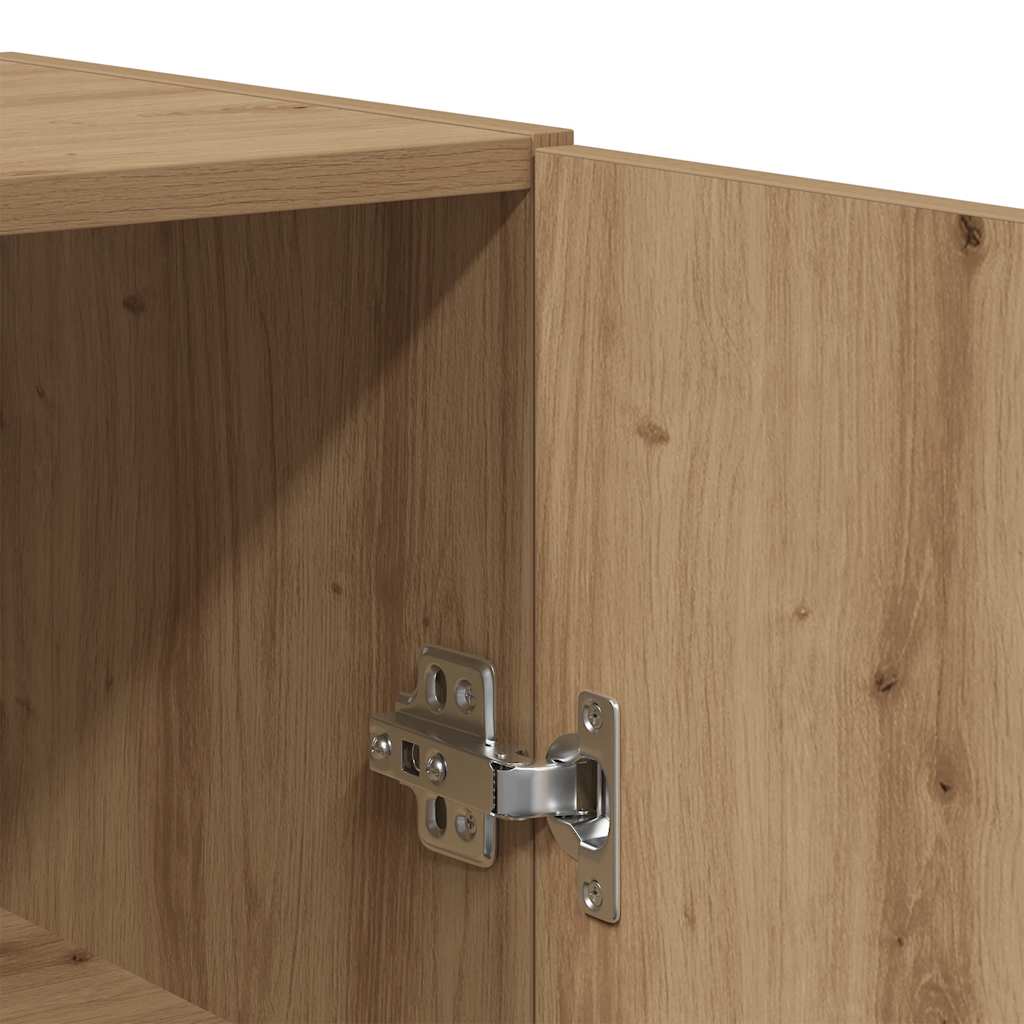 vidaXL Ντουλάπι Τοίχου Αρτισιανή Δρυς 69,5x34x90 εκ. από Επεξεργ. Ξύλο