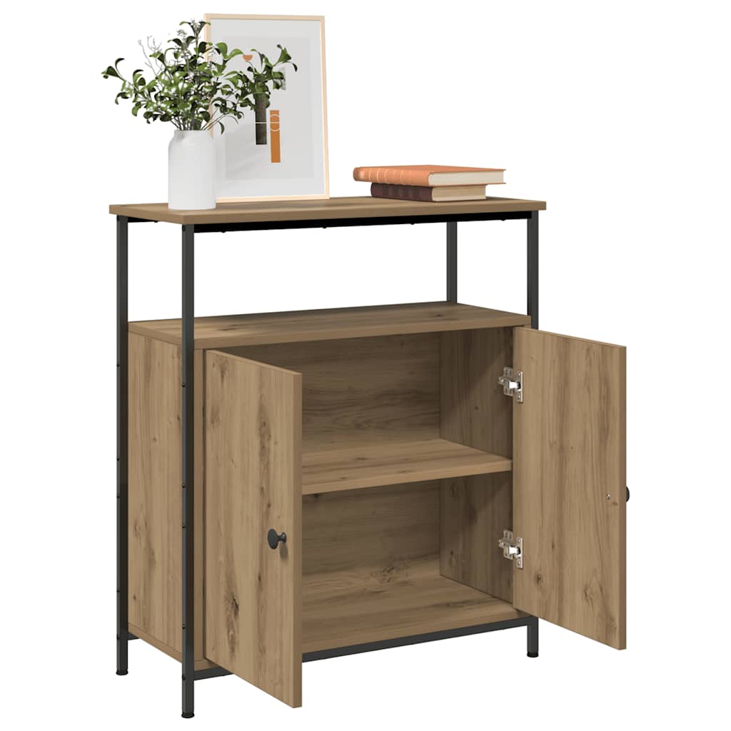 vidaXL Ντουλάπι Αρτισιανή Δρυς 70 x 30 x 80 εκ. από Επεξεργ. Ξύλο