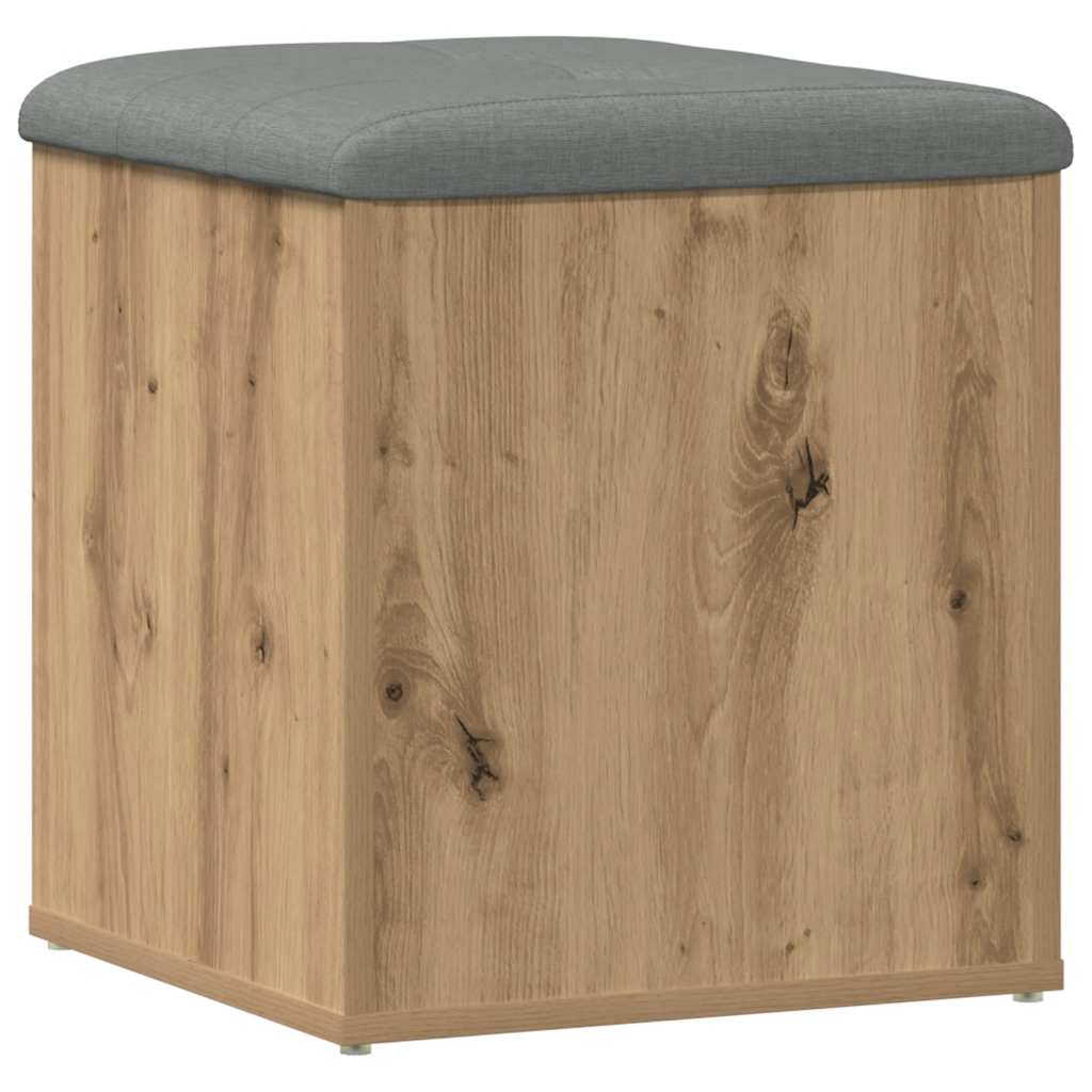 Πάγκος αποθήκευσης vidaXL Artisan Oak 42x42x45 cm Κατασκευασμένο ξύλο