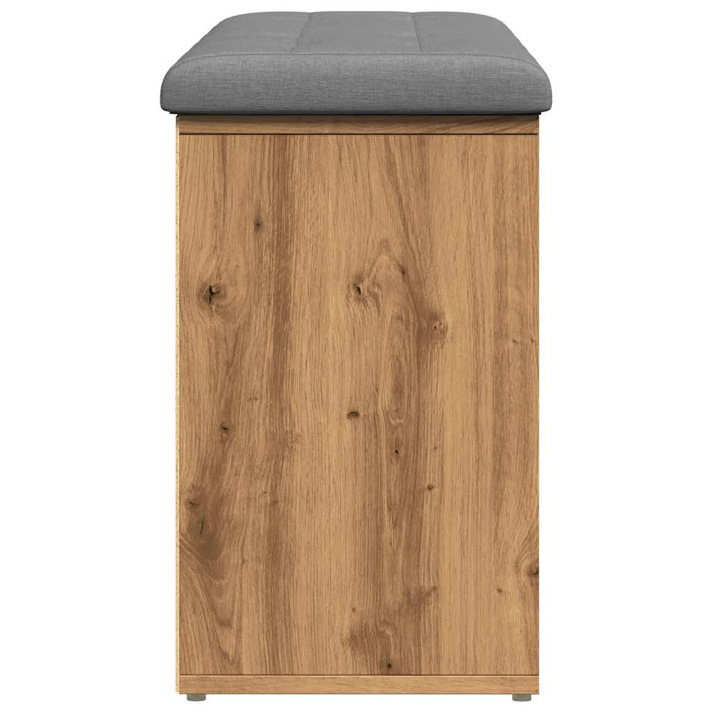Πάγκος παπουτσιών vidaXL Artisan Oak 102x32x50 cm Κατασκευασμένο ξύλο