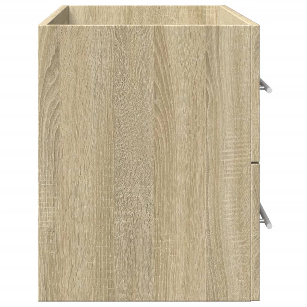 vidaXL Ντουλάπι Νιπτήρα Όψη Παλαιού Ξύλου 80x38,5x48 εκ. Επεξ. Ξύλο