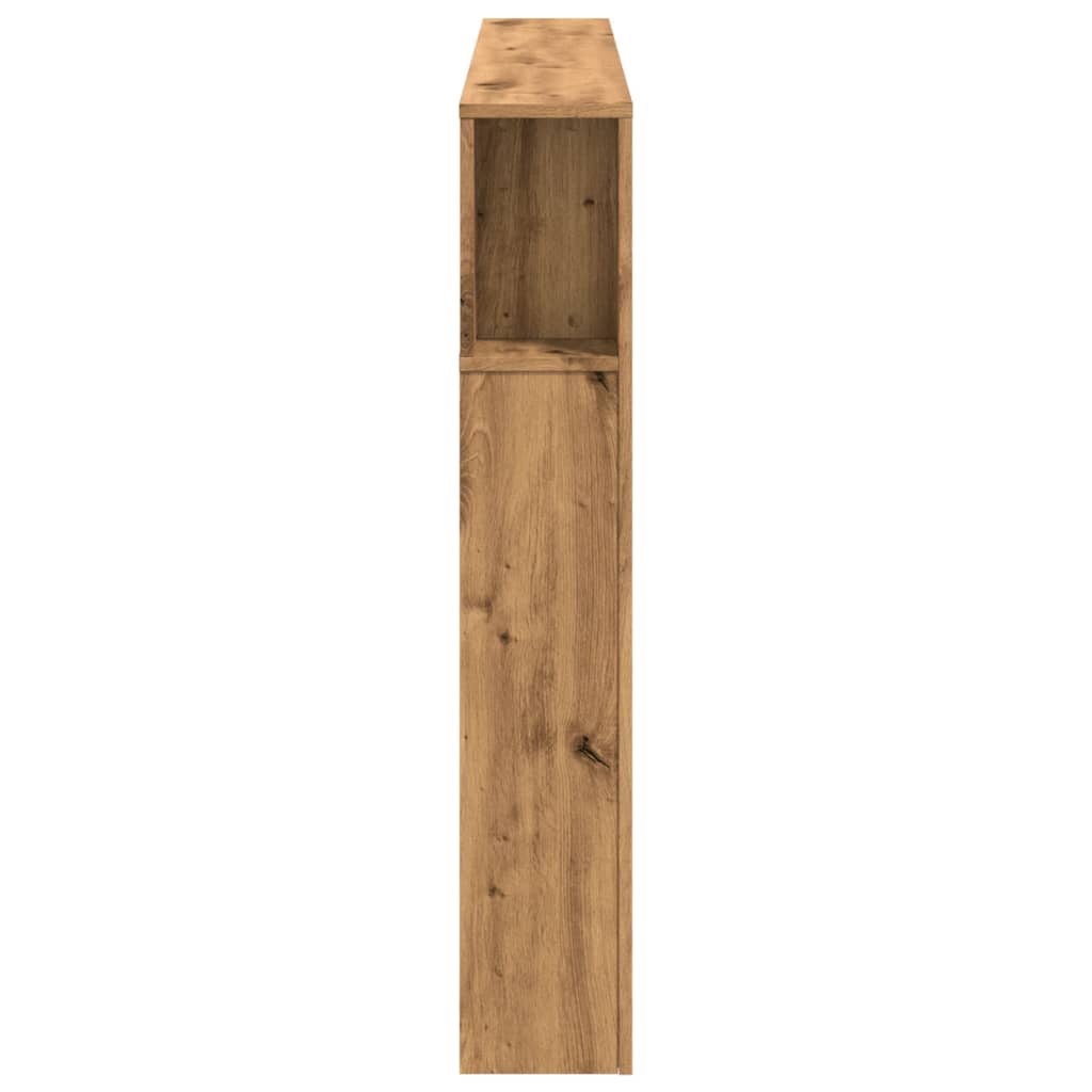 vidaXL LED κεφαλάρι Artisan Oak 160x18,5x103,5 cm Κατασκευασμένο ξύλο