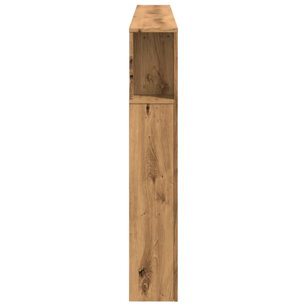 vidaXL LED κεφαλάρι Artisan Oak 200x18,5x103,5 cm Κατασκευασμένο ξύλο