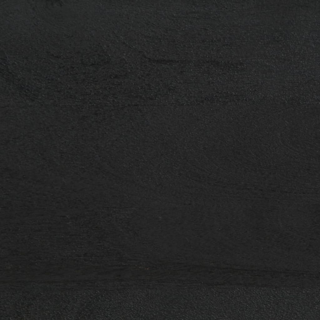 vidaXL Κομοδίνο Μαύρο 40 x 33 x 46 εκ. από Μασίφ Ξύλο Μάνγκο