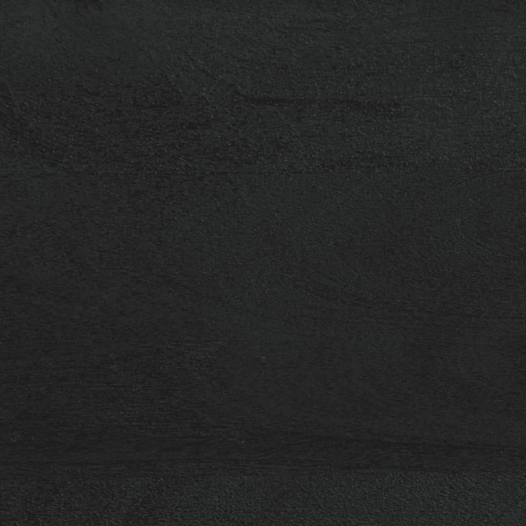 vidaXL Κομοδίνα 2 τεμ. Μαύρα 40 x 33 x 46 εκ. από Μασίφ Ξύλο Μάνγκο