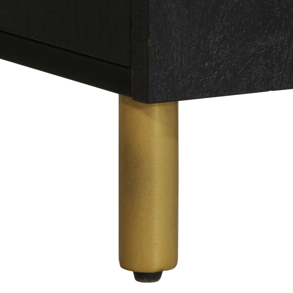 vidaXL Έπιπλο Τηλεόρασης Μαύρο 105 x 33 x 46 εκ. Επεξεργασμένο Ξύλο