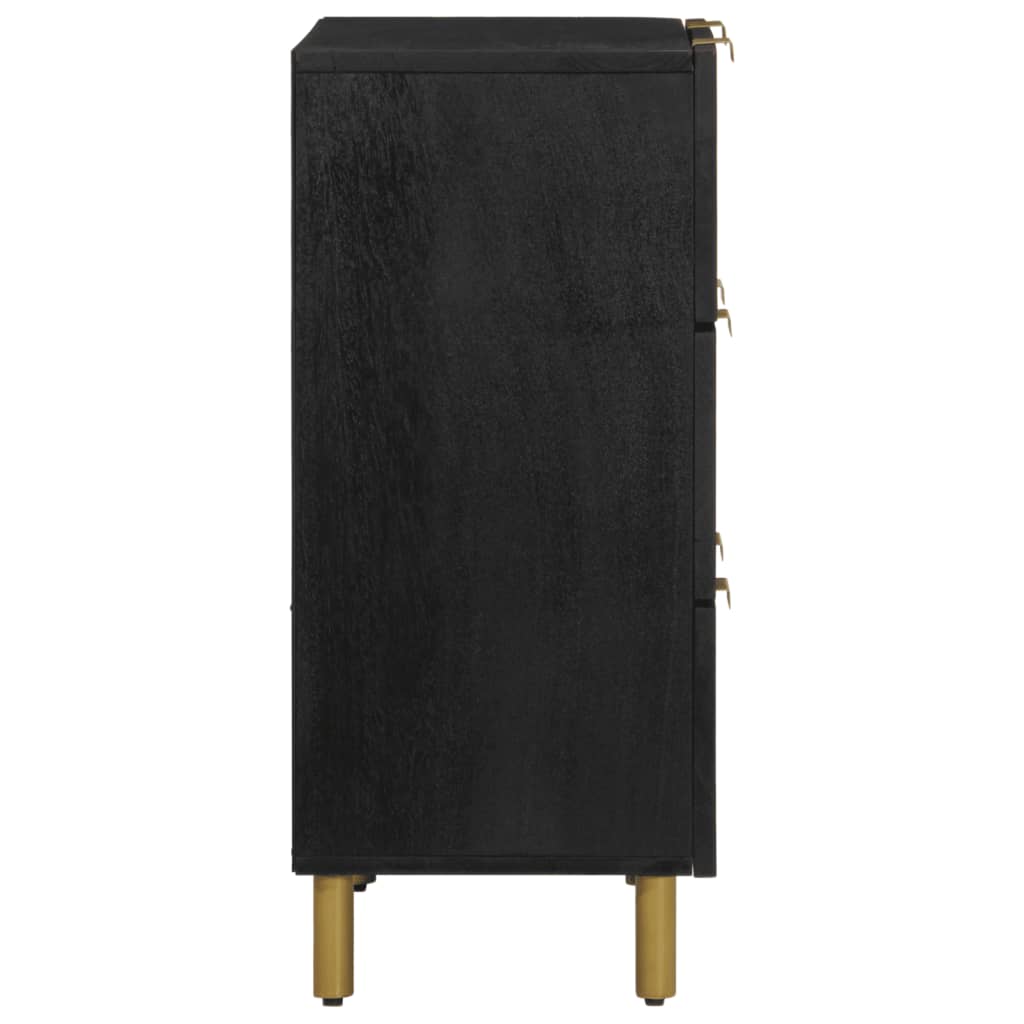 vidaXL Μπουφές Μαύρος 60x33x75 εκ. από Επεξεργασμένο Ξύλο