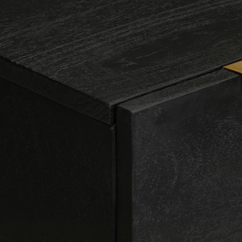vidaXL Μπουφές Μαύρος 60x33x75 εκ. από Επεξεργασμένο Ξύλο