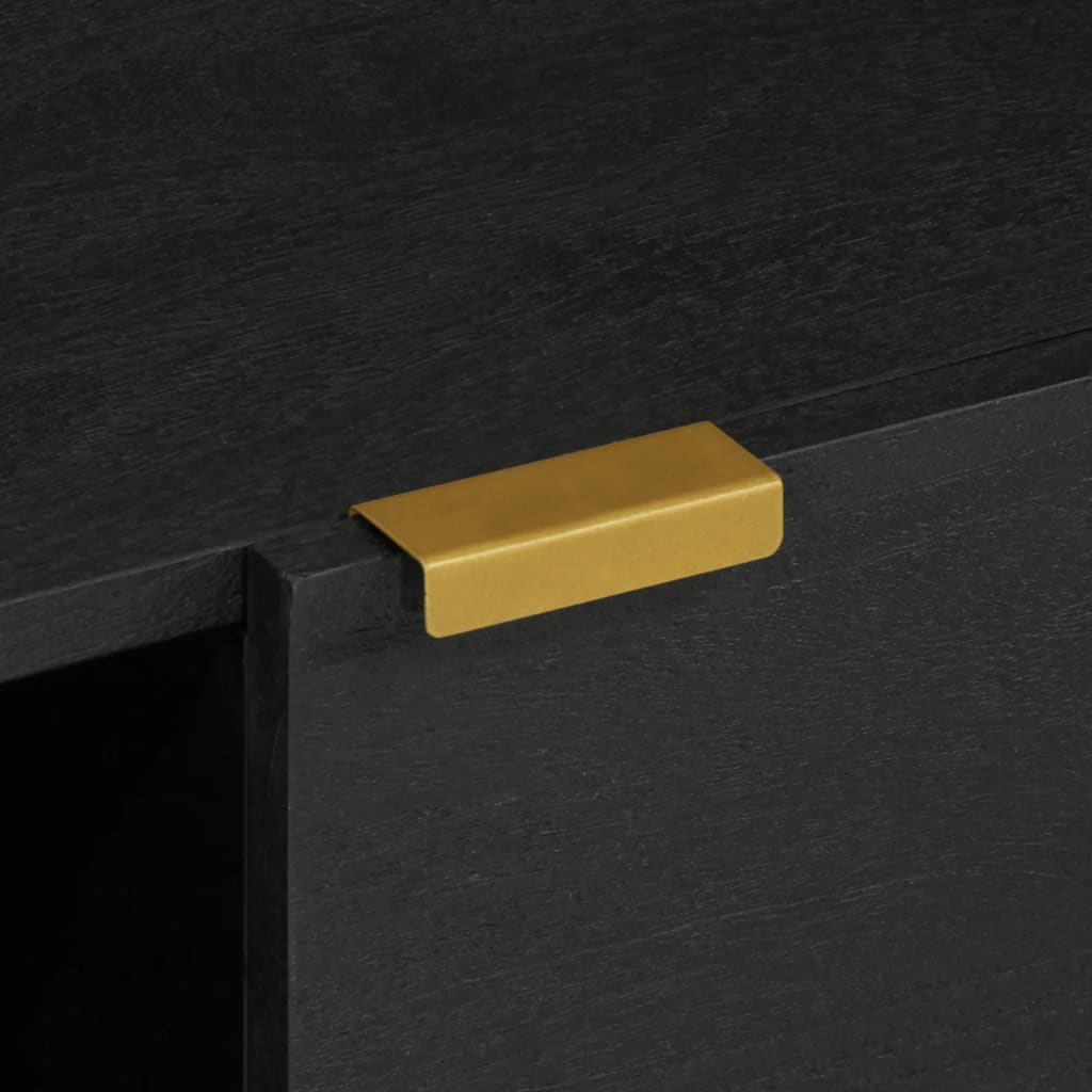 vidaXL Τραπεζάκι Σαλονιού Μαύρο 80x50x40 εκ. Επεξεργασμένο Ξύλο