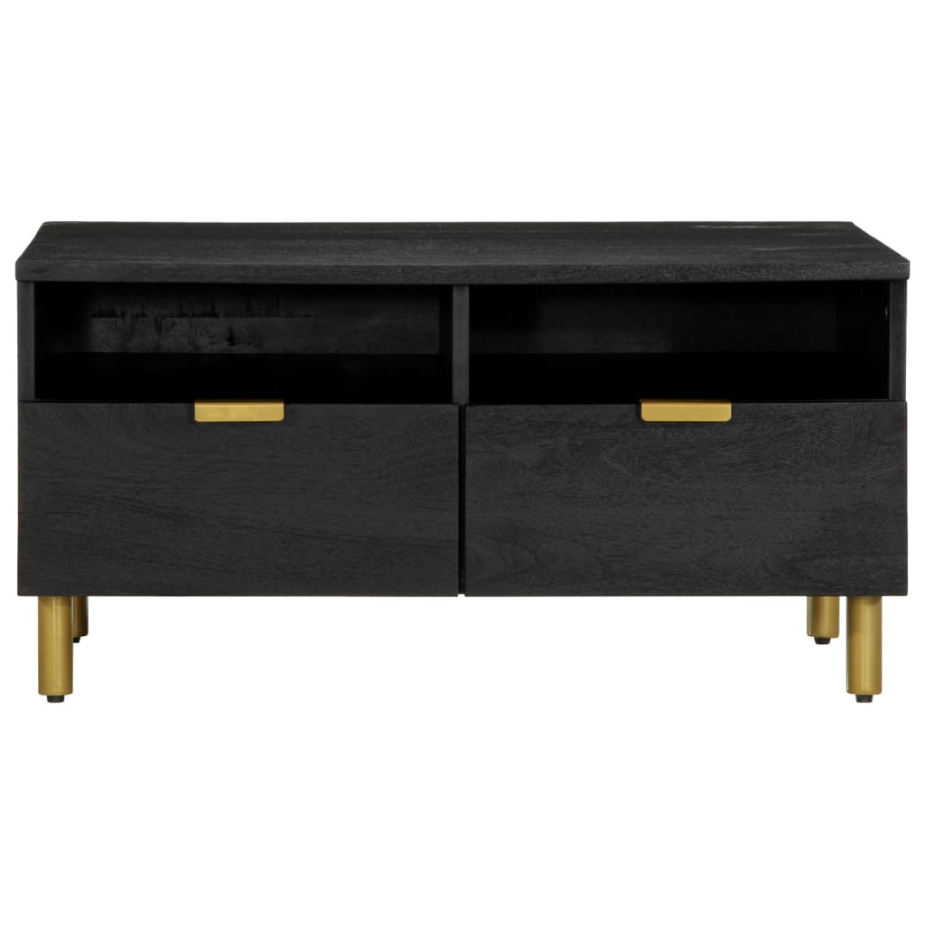 vidaXL Τραπεζάκι Σαλονιού Μαύρο 80x54x40 εκ. από Επεξεργασμένο Ξύλο