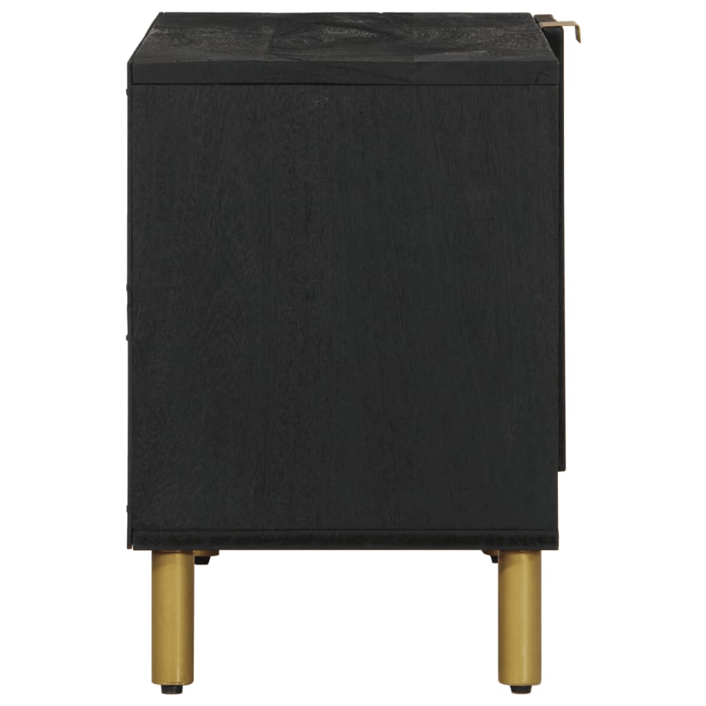 vidaXL Έπιπλο Τηλεόρασης Μαύρο 80 x 33 x 46 εκ. από Επεξεργασμένο Ξύλο