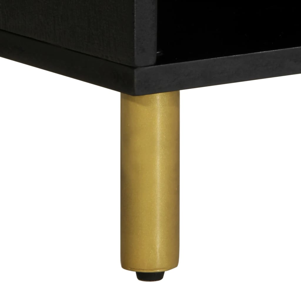 vidaXL Έπιπλο Τηλεόρασης Μαύρο 100x33x46 εκ. από Επεξεργασμένο Ξύλο