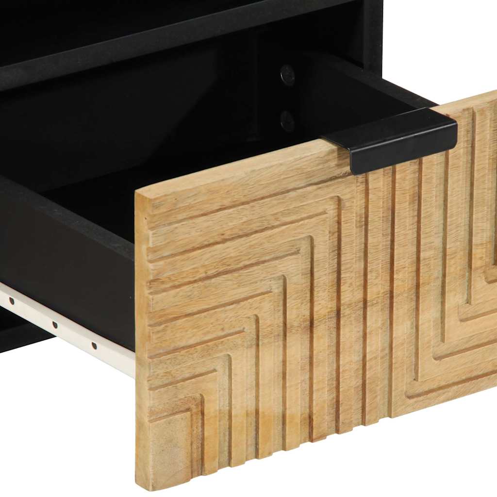 vidaXL Ντουλάπι τηλεόρασης καφέ 70x33x46 cm μασίφ ξύλο Mango