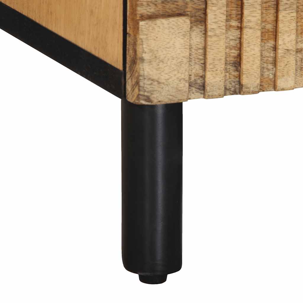 vidaXL Ντουλάπι τηλεόρασης καφέ 70x33x46 cm μασίφ ξύλο Mango