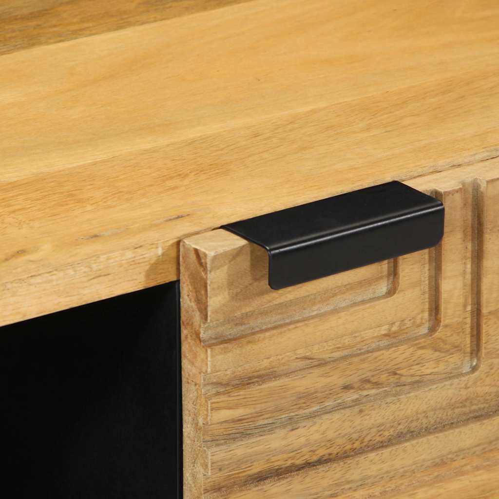 vidaXL Τραπεζάκι σαλονιού καφέ 80x50x40 cm μασίφ ξύλο Mango