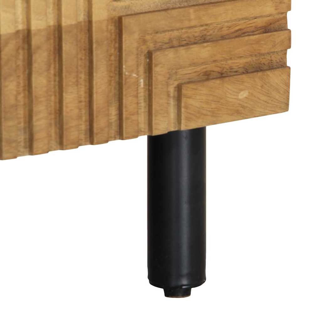 vidaXL Τραπεζάκι σαλονιού καφέ 80x50x40 cm μασίφ ξύλο Mango