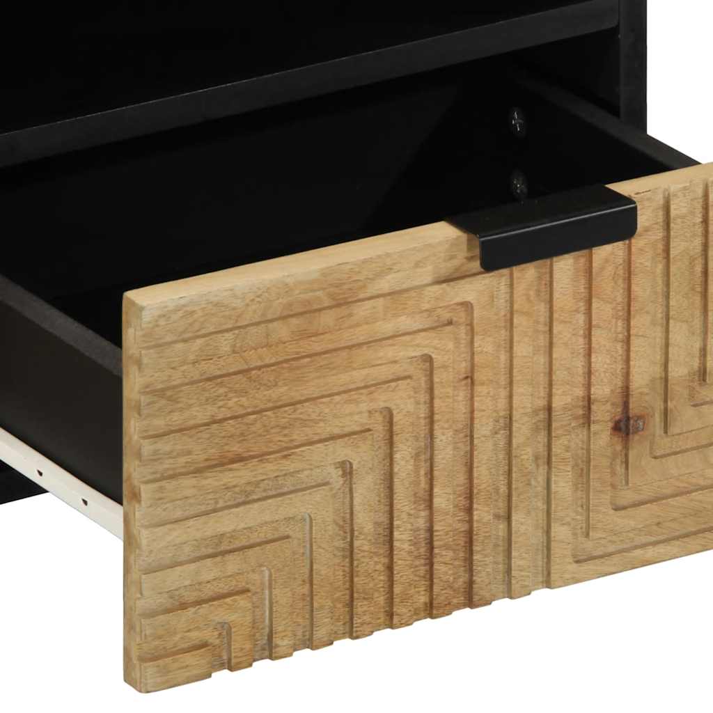 vidaXL Τραπεζάκι σαλονιού καφέ 80x54x40 cm μασίφ ξύλο Mango