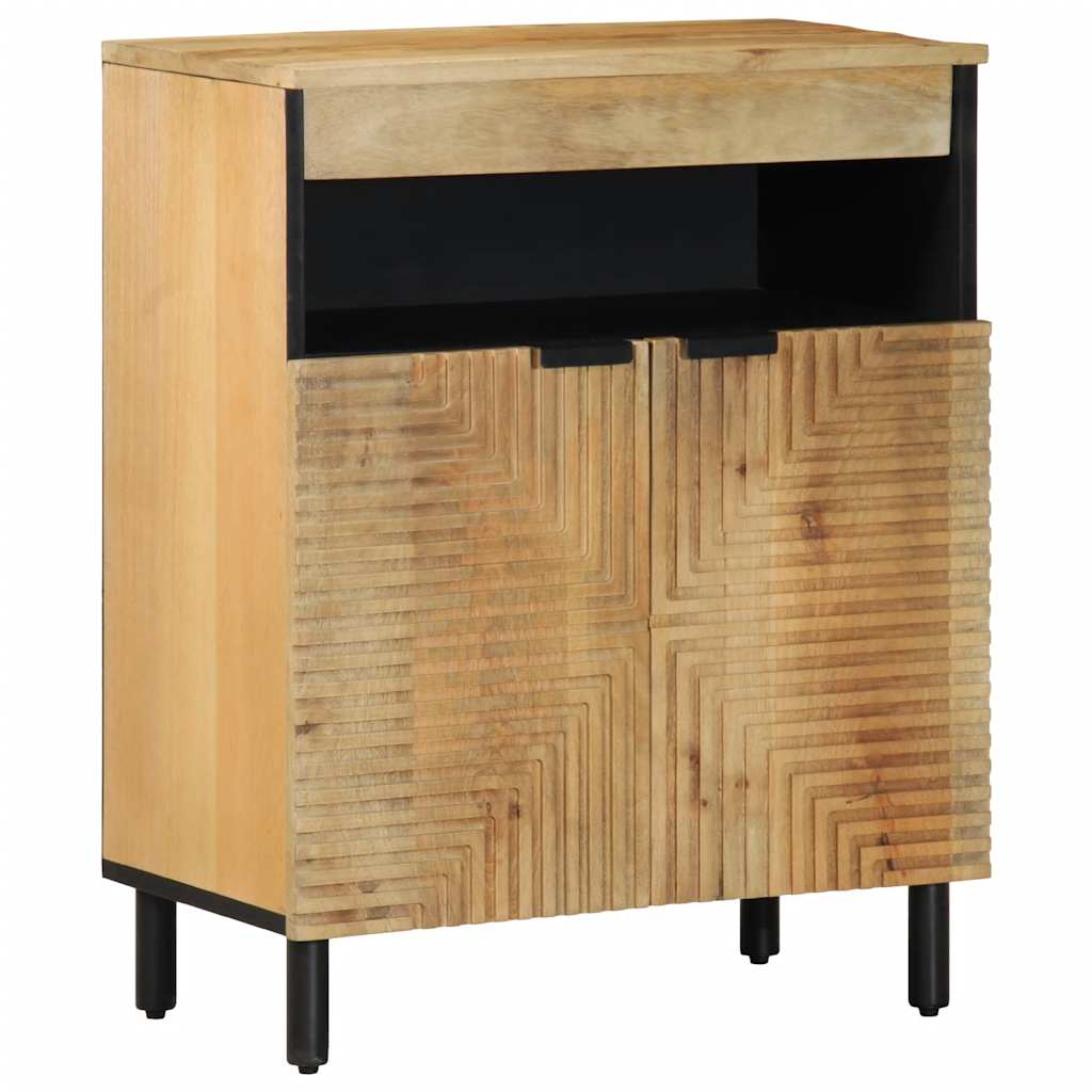 vidaXL Sideboard καφέ 60x33x75 cm μασίφ ξύλο Mango