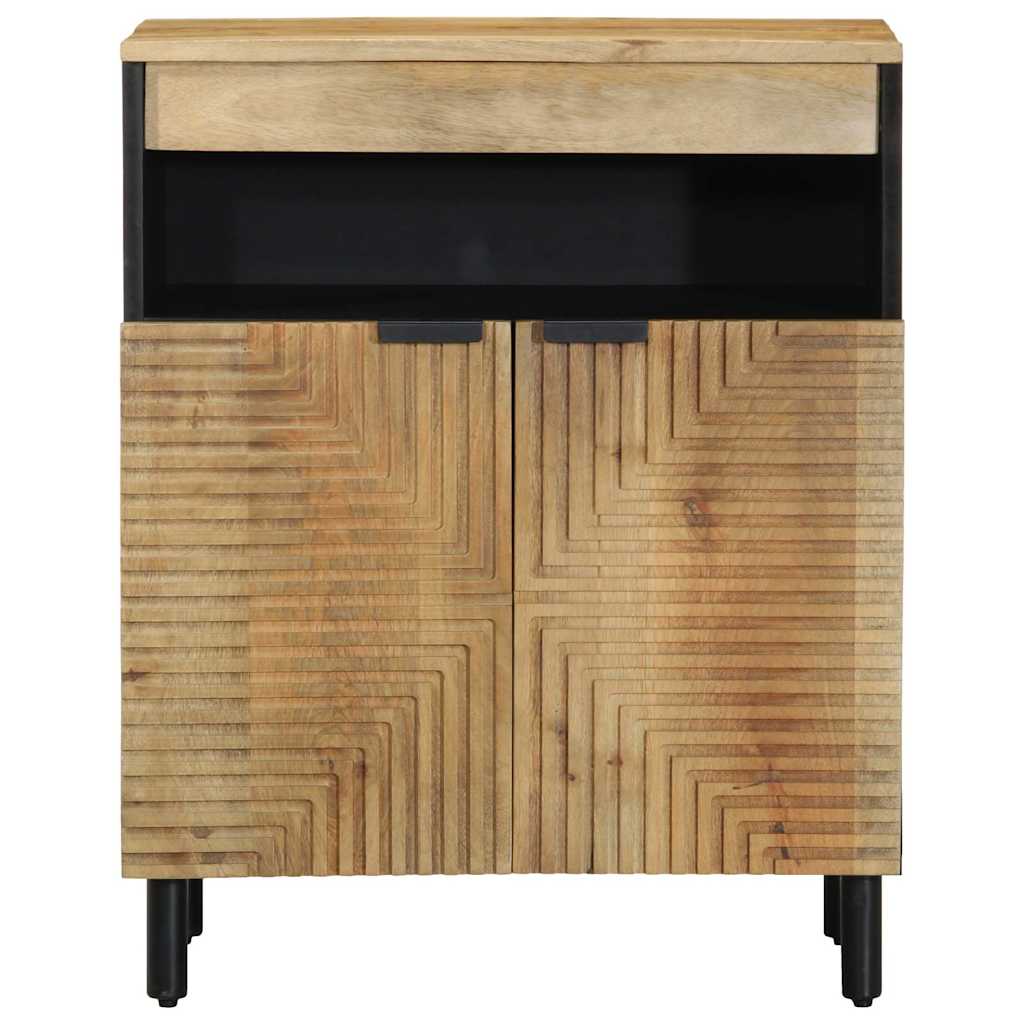 vidaXL Sideboard καφέ 60x33x75 cm μασίφ ξύλο Mango