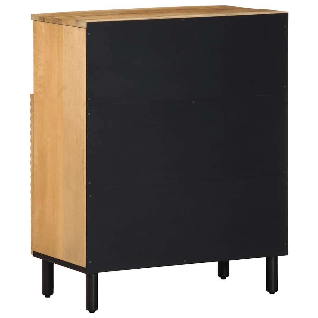 vidaXL Sideboard καφέ 60x33x75 cm μασίφ ξύλο Mango