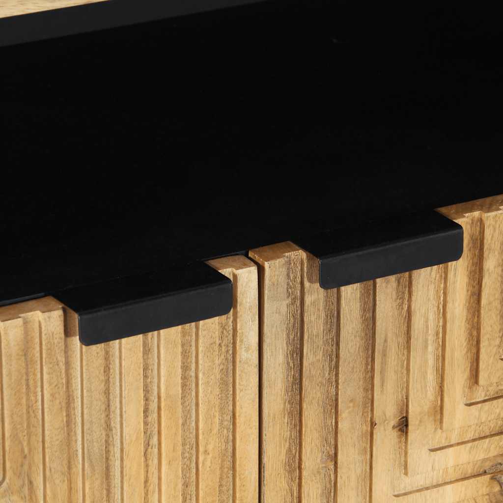 vidaXL Sideboard καφέ 60x33x75 cm μασίφ ξύλο Mango
