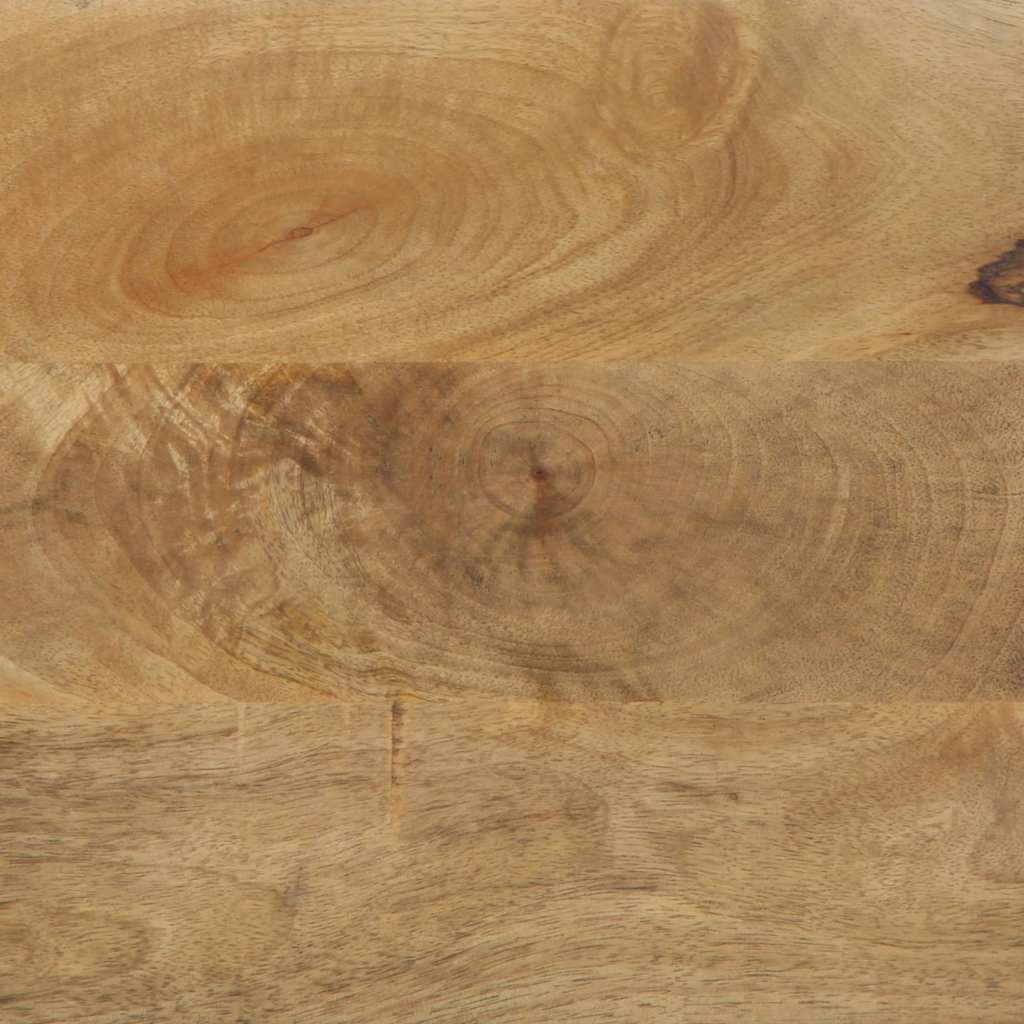 vidaXL Καθρέφτης μπάνιου καφέ 50x70x2,5 cm από μασίφ ξύλο Mango