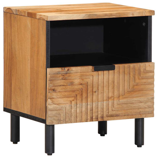 vidaXL Κομοδίνα 2 τεμ. 40x33x46 εκ. από Μασίφ Ξύλο Ακακίας