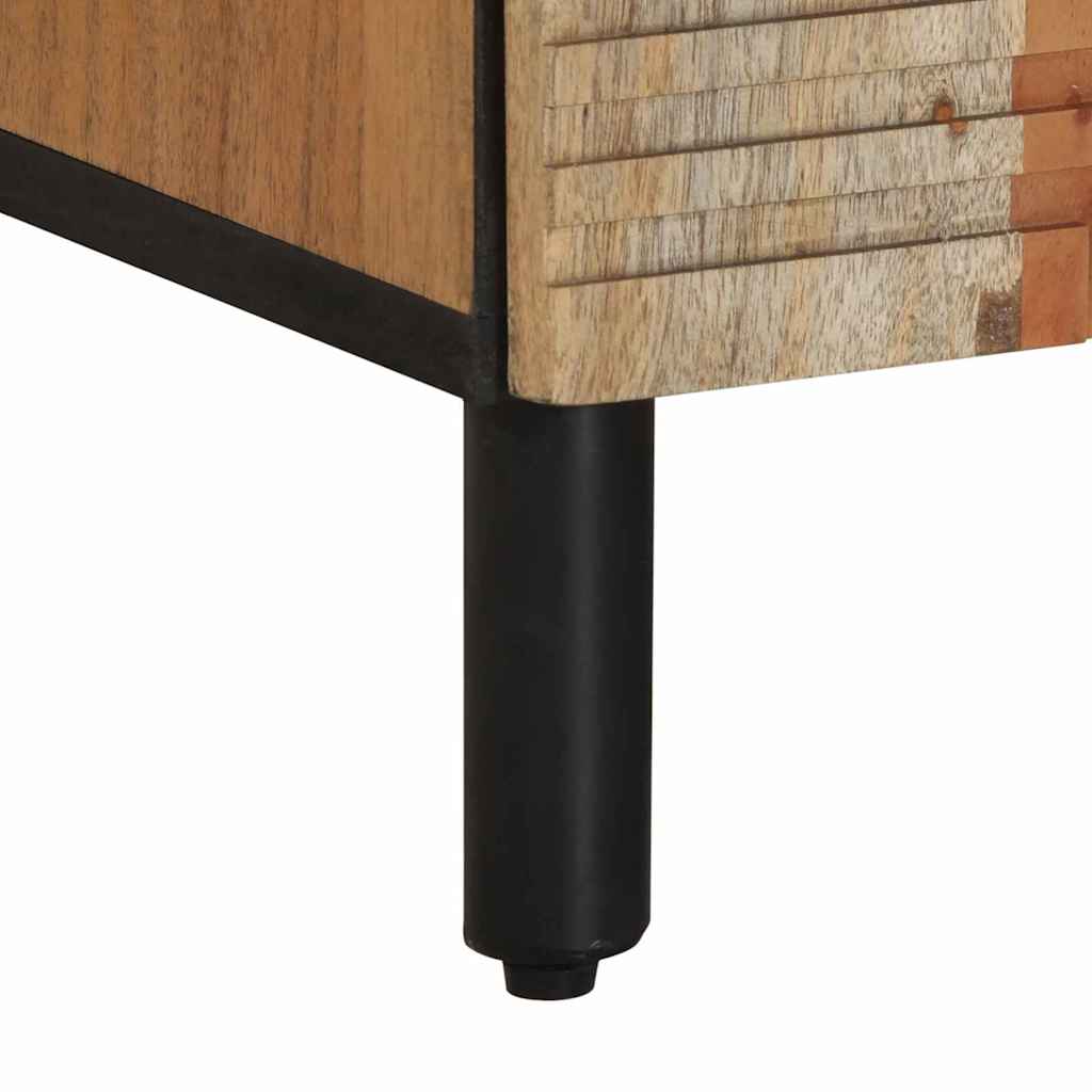 vidaXL Κομοδίνο με συρτάρι Καφέ 50 x 33 x 60 εκ Μασίφ ξύλο ακακίας