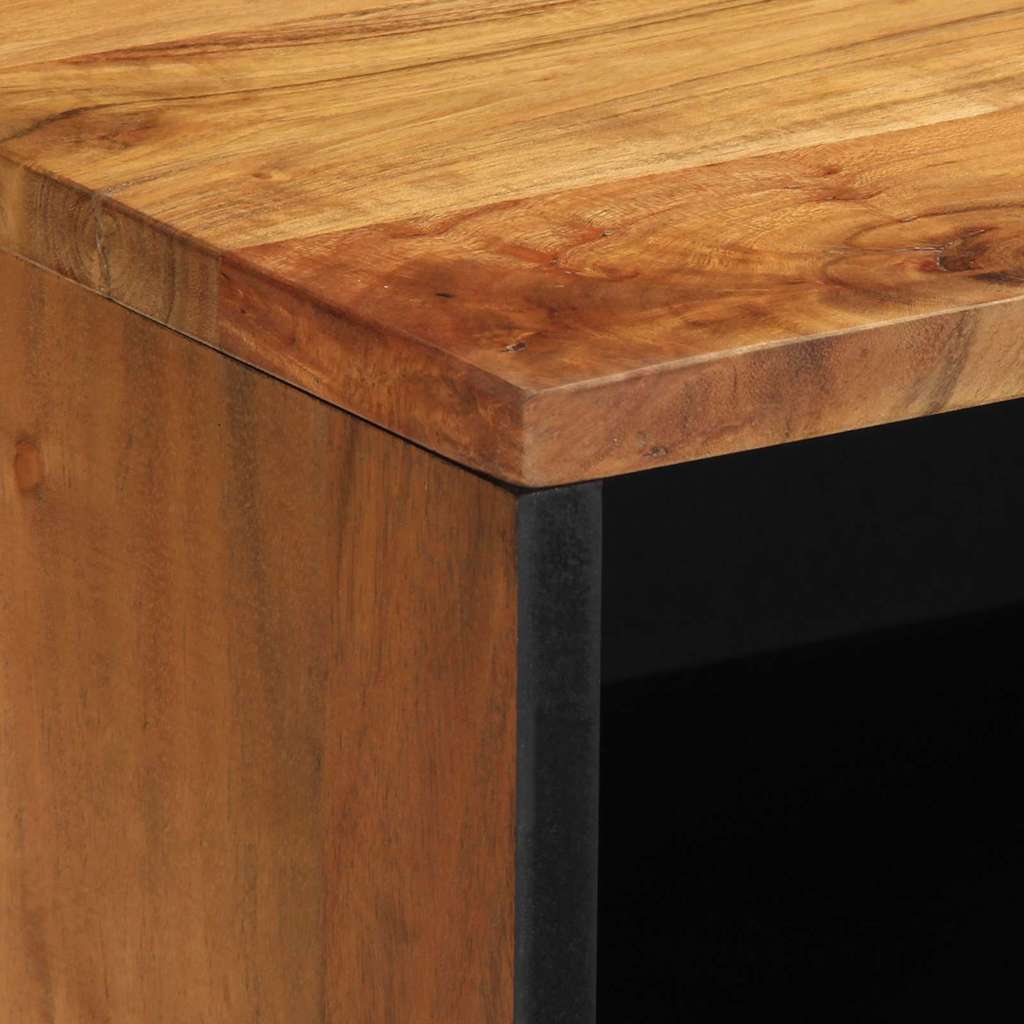 vidaXL Μονάδες TV με ράφι Στερεό Ξύλο Ακακίας 80 x 31,5 x 46 cm