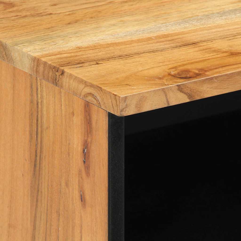 vidaXL Μονάδες TV με συρτάρι Στερεό Ξύλο Ακακίας Επεξεργασμένο ξύλο