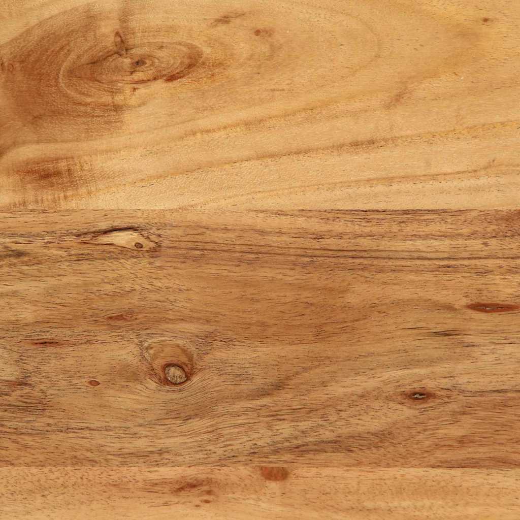 vidaXL Πλαϊνό γραφείο με ράφι Καφέ 60 x 33 x 75 εκ Στερεό ξύλο μάνγκο