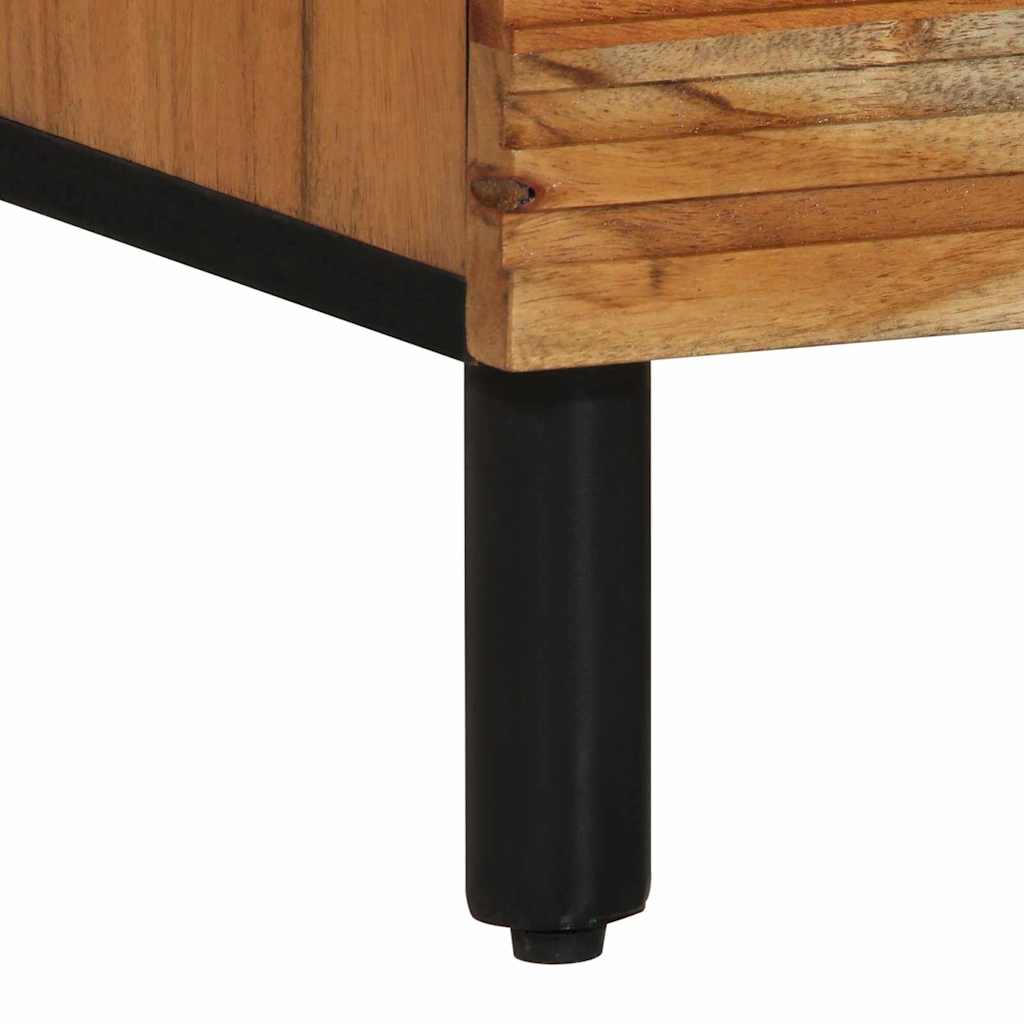 vidaXL Πλαϊνό γραφείο Φυσικό 80 x 33,5 x 75 εκ Στερεό Ξύλο Ακακίας