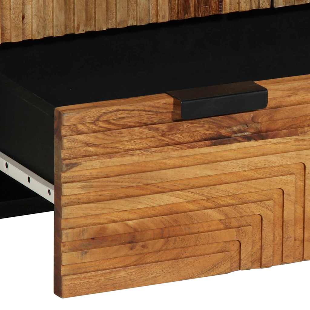 vidaXL Highboard Φυσικό 60 x 33,5 x 100 εκ. Στερεό Ξύλο Ακακίας