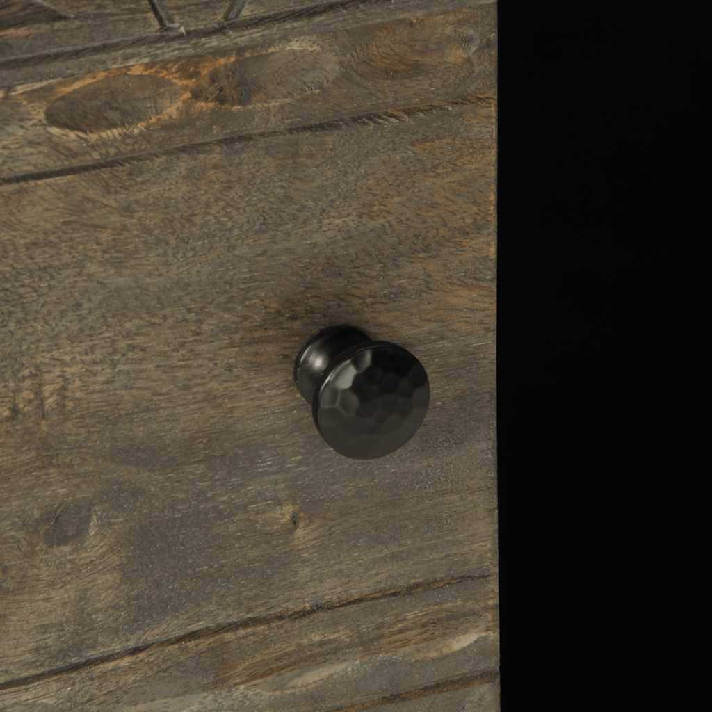 vidaXL Τραπεζάκι σαλονιού ανοιχτό γκρι 100x54x40 cm μασίφ ξύλο Mango