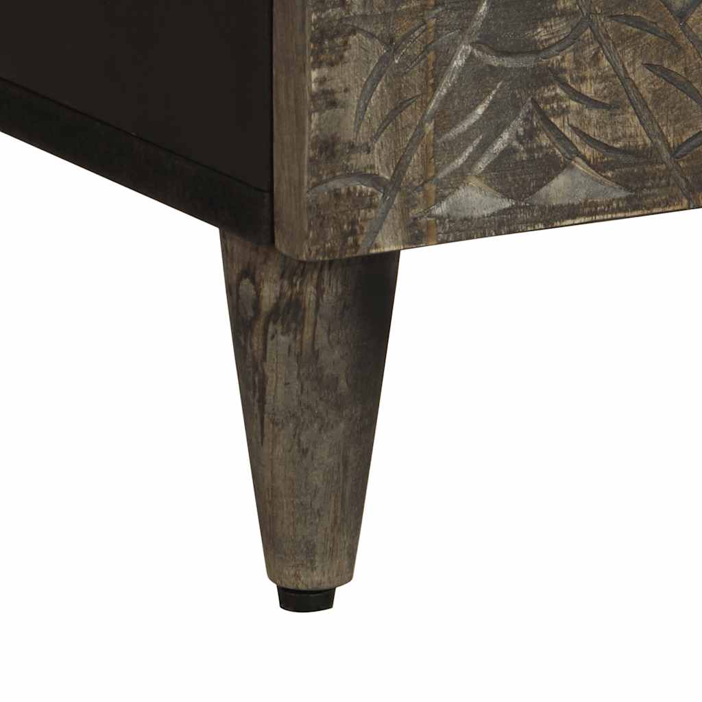 vidaXL Ντουλάπι Μπάνιου 38 x 33 x 160 εκ. από Μασίφ Ξύλο Μάνγκο