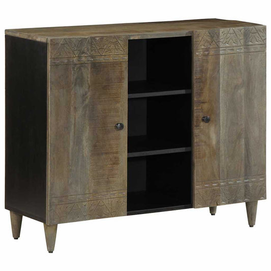 vidaXL Sideboard 90x33x75 cm μασίφ ξύλο Mango