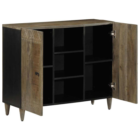 vidaXL Sideboard 90x33x75 cm μασίφ ξύλο Mango