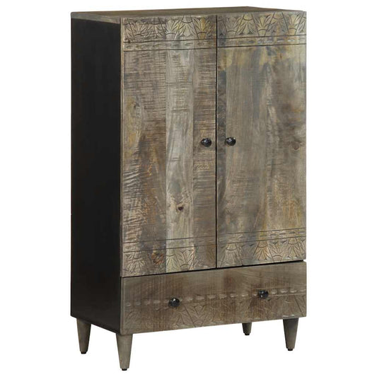 vidaXL Highboard 60x33x100 cm μασίφ ξύλο Mango