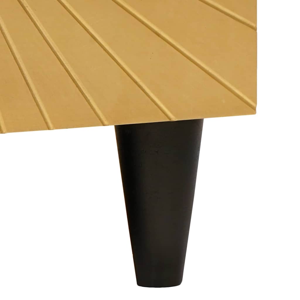 vidaXL Τραπεζάκι σαλονιού Μαύρο και Χρυσό 80 x 50 x 40 cm