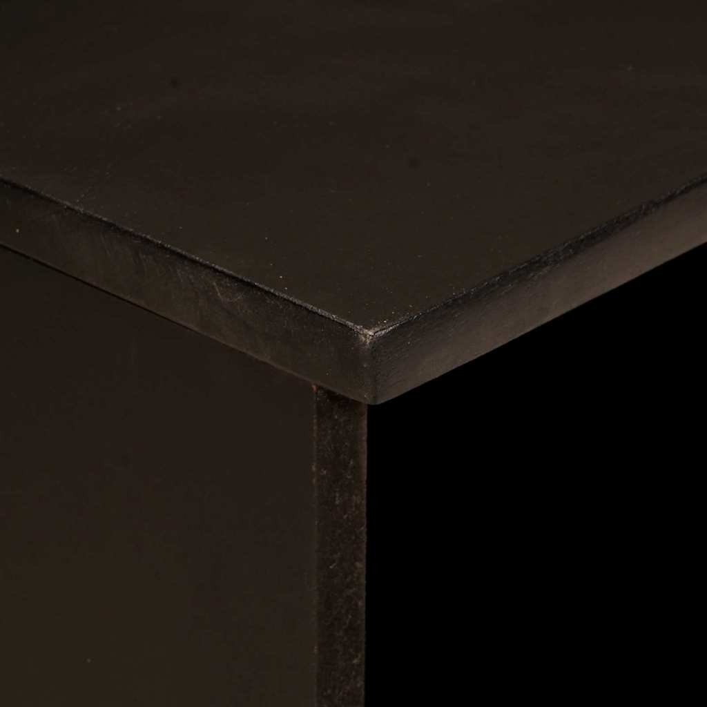 vidaXL Ντουλάπι TV Μαύρο και Χρυσό 100 x 33 x 46 εκ Επεξεργασμένο ξύλο