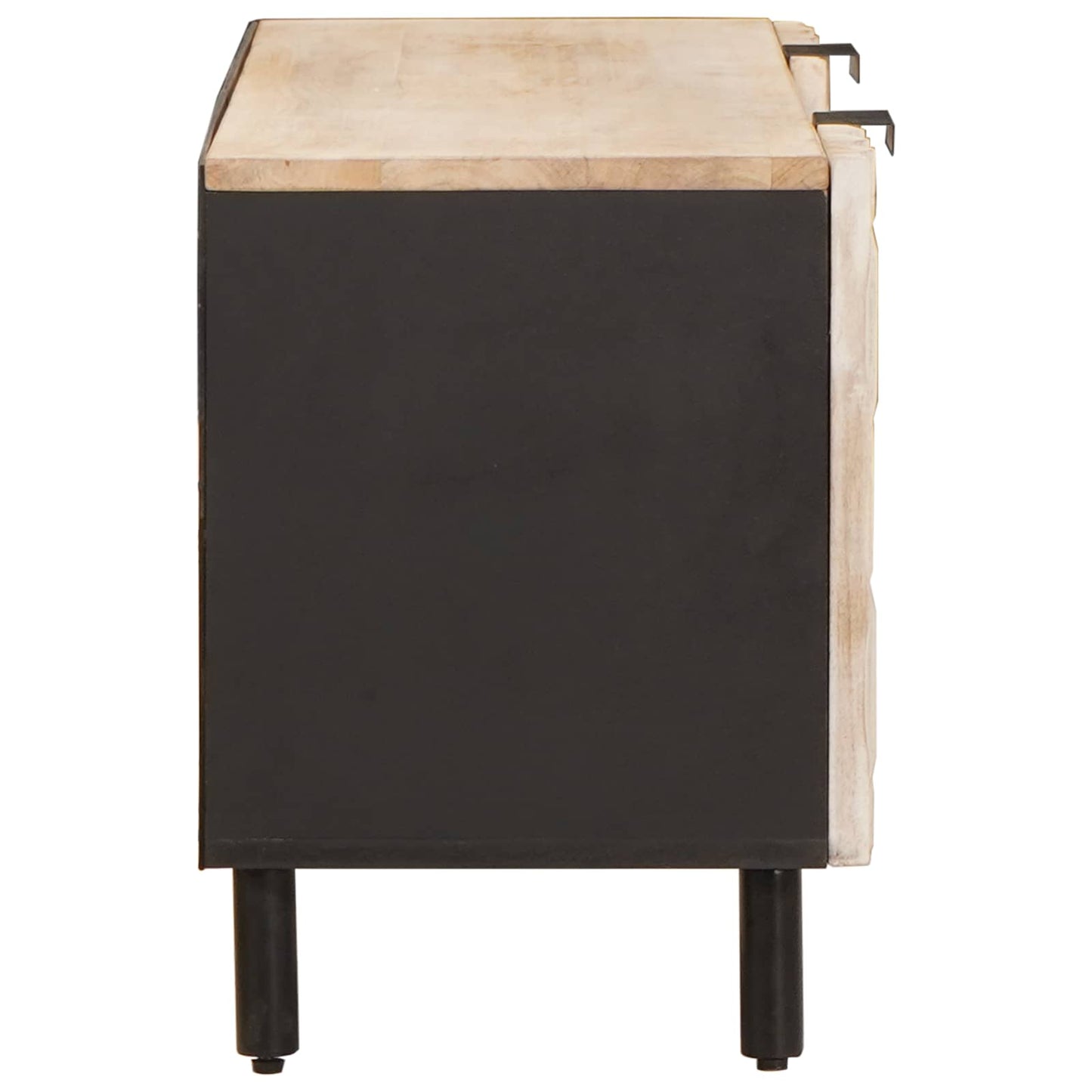 vidaXL Ντουλάπι TV Λευκό Φινίρισμα Καθαρισμού 105 x 33,5 x 46 εκ.